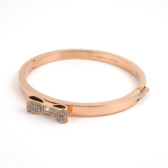 Kate Spade Rose Gold Ready Set Bow Bracelet - Picture 2 of 4
